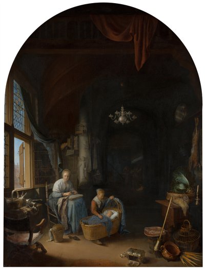 Genç Anne, 1658 by Gerrit Dou