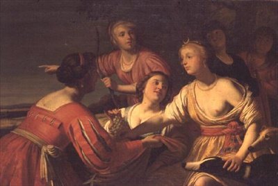Diana ve Perileri by Gerrit van (follower of) Honthorst