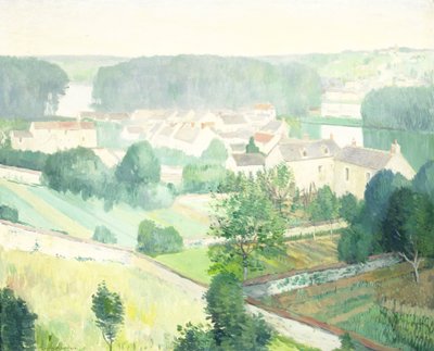 Sannois Köyü by Gerrit van Blaaderen