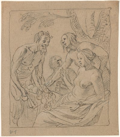 Diana ve İki Peri Bir Satyr
