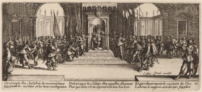 Ödüllerin Dağılımı by Gerrit van Schagen after Jacques Callot
