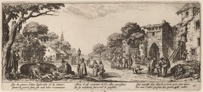Yol Kenarında Ölen Askerler by Gerrit van Schagen after Jacques Callot