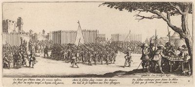 Asker Alımı by Gerrit van Schagen after Jacques Callot