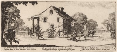 Yağma Sahnesi by Gerrit van Schagen after Jacques Callot