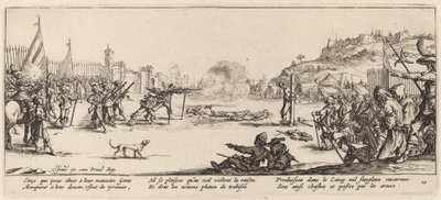 Ateşleme Timi by Gerrit van Schagen after Jacques Callot