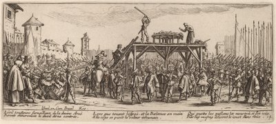 Tekerlek by Gerrit van Schagen after Jacques Callot