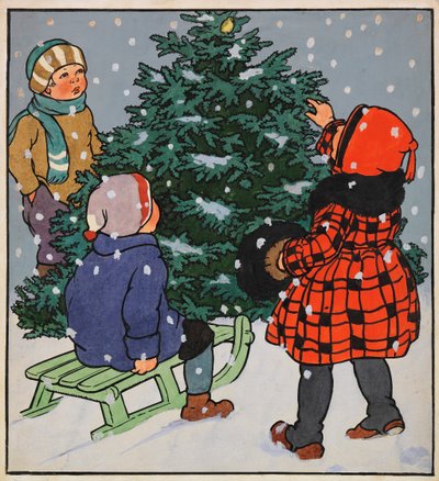 Sevgili küçük kitabımın illüstrasyonu, 1928. by Gertrud Caspari