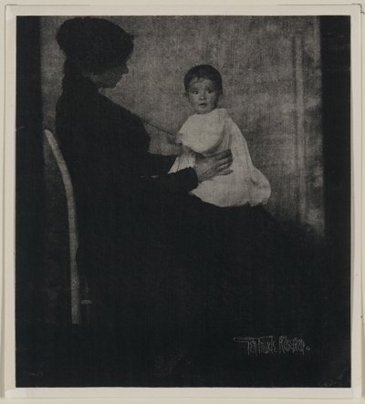 Bebek ile Bayan Ward portresi by Gertrude Käsebier