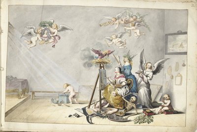 Resmin Ölüme Karşı Zaferi by Gesina ter Borch (signed by artist)
