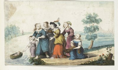 Musa bulunur by Gesina ter Borch (signed by artist)