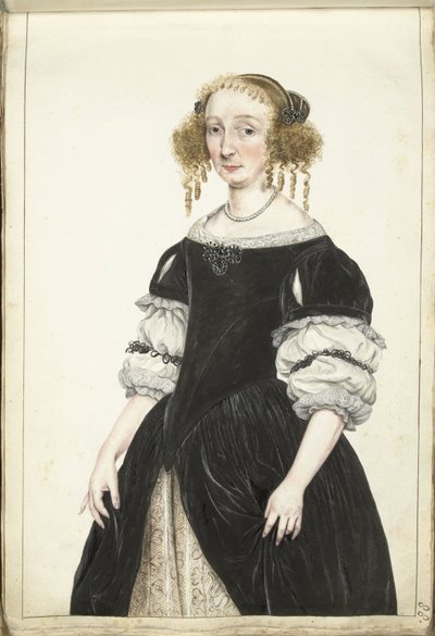 Petronella de Waert'in portresi by Gesina ter Borch