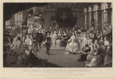 Kral II. Charles ve Elizabeth, Prenses Palatine by Gheerart Janssen