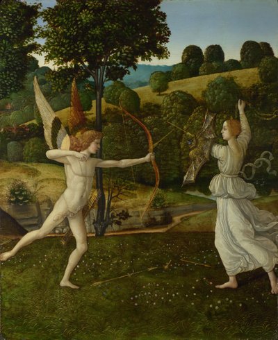 1475 ve 1500 Arasında Aşk ve İffet Savaşı by Gherardo di Giovanni del Fora