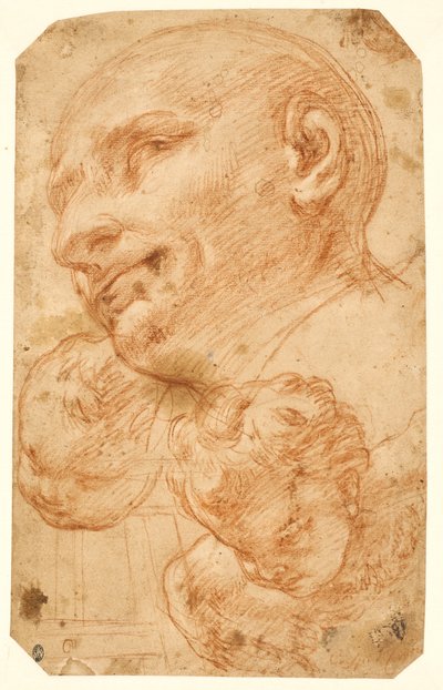 St Charles Borromeo ve iki melek başları by Giacinto Brandi