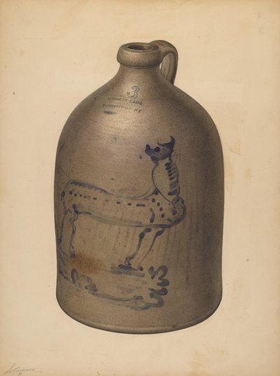 Sürahi, 1941. by Giacinto Capelli