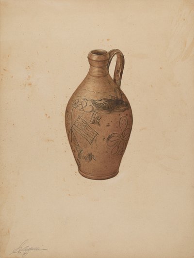 Sürahi, ç. 1940. by Giacinto Capelli