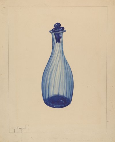 Tuvalet Su Şişesi, 1937. by Giacinto Capelli
