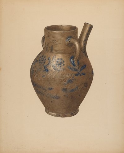 Su Sürahisi, c. 1940. by Giacinto Capelli