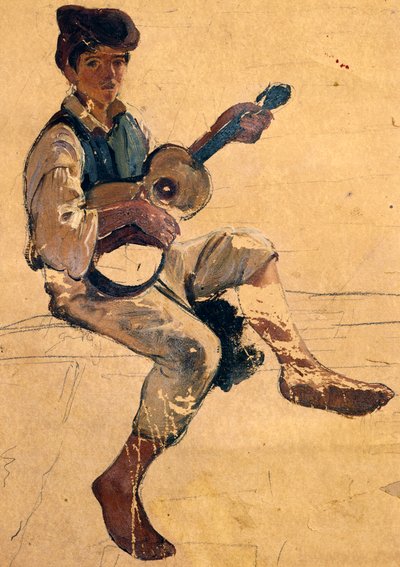 gitarist by Giacinto Gigante