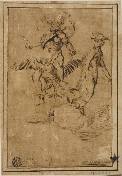 Bulutlarda Jüpiter ve Merkür by Giacinto Gimignani
