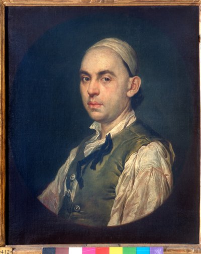 bir adamın portresi by Giacomo Ceruti