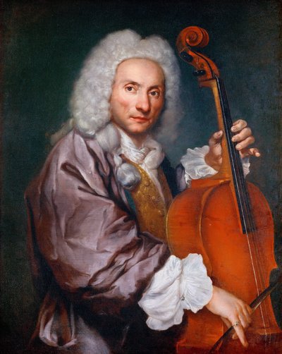 Barok: Ceruti par Bir Çellist Portresi, Giacomo Antonio (1698-1767), c. 1745. Tuval üzerine yağlı boya, 92x74. Sanat Tarihi Müzesi, Viyana by Giacomo Ceruti