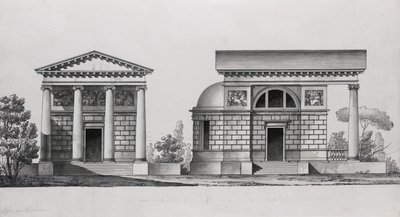 Tutomlin Ailesi için Kilise Tasarımı by Giacomo Antonio Domenico Quarenghi