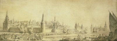 18. yüzyılın sonunda Moskova Kremlin