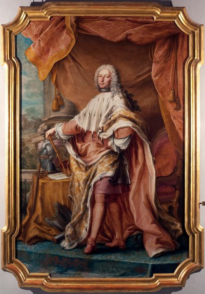 Doge of the Genes Gian Francesco II Brignole Sale (Brignole-Sale) (1695-1748) Boyama Jacopo (o Giacomo) Antonio Boni (1688-1766) 1747-1748 Güneş 266x179 cm Genler, Musei di Strada Nuova (eski) Kızıl Saray) by Giacomo Boni