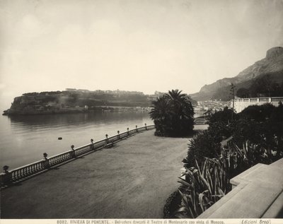 Monako manzaralı Monte Carlo Casino