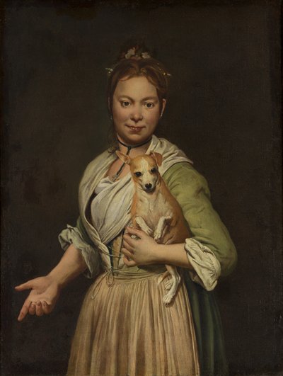 Köpekli Bir Kadın, 1740