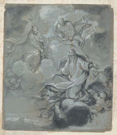 Bir Kadın Azizin Apotheosis