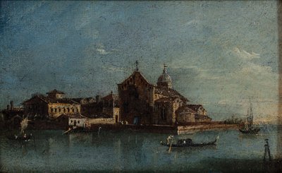 Santo Spirito Adası c.1790 (Tuval üzerine yağlı boya) by Giacomo Guardi