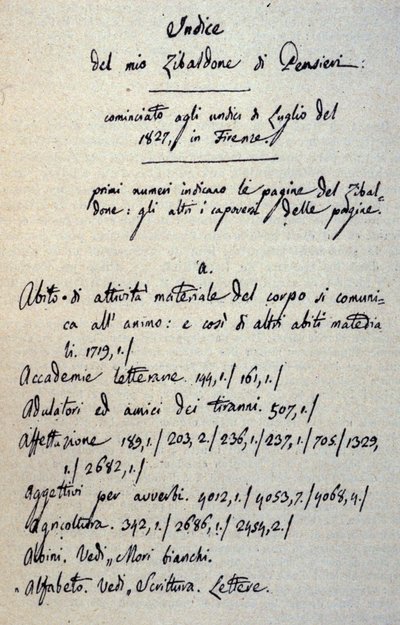 Giacomo Leopardi