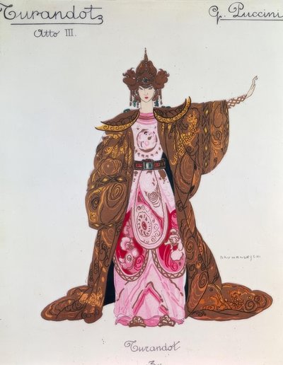 3. perdede Turandot heykelciği by Giacomo Puccini