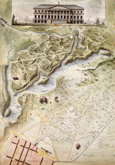Peterhof, Rusya: İngiliz Sarayının Yükselişi ve Park Planı, by Giacomo Quarenghi