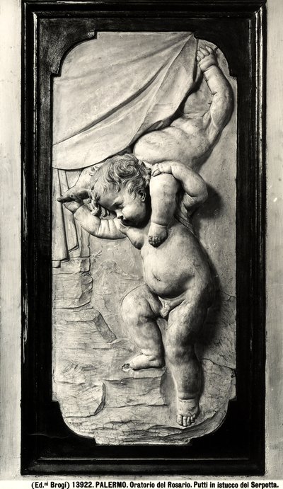 İki macun (alçı) by Giacomo Serpotta