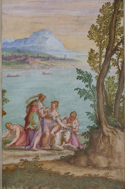 Avrupa Tecavüz: Jüpiter, bir boğa şeklinde, Avrupa