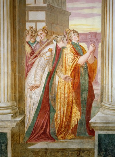 Sophonisba gözyaşları içinde by Giambattista Zelotti