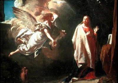 Müjde (tuval üzerine yağlı boya) by Giambattista Piazzetta
