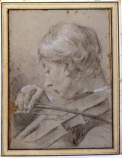 Kemancı. G.P. Piazzetta (1683-1754). Milano, Brera by Giambattista Piazzetta