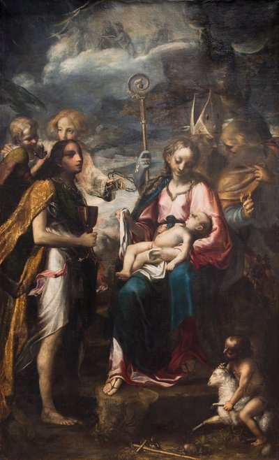 Bakire ve Çocuk ve Tutkunun Gizemi by Giambattista Tinti