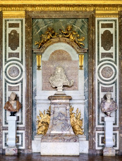 Louis Büstü, Salon de Diane, Grand Apartment, Chateau de Versailles, Fransa, 17. yüzyıl by Gian Lorenzo Bernini