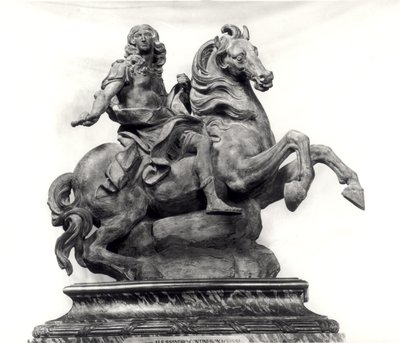 Louis XIV (1638-1715) Anıtı için Model by Gian Lorenzo Bernini