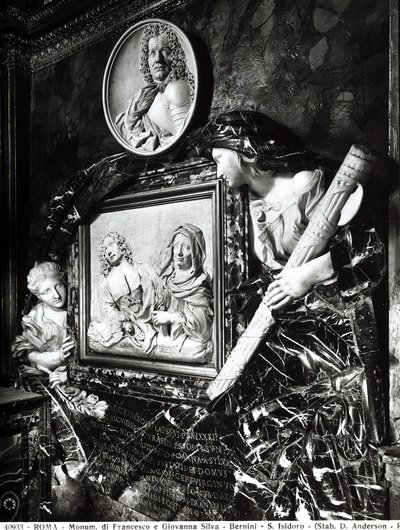 Francesco ve Giovanni Silva Anıtı, Gianlorenzo Bernini tarafından, 1663 by Gian Lorenzo Bernini