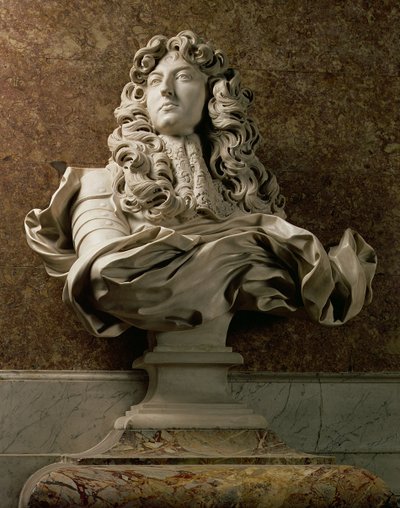 Louis XIV (1638-1715), 1665, (mermer) portre büstü (ayrıca bkz. 154787) by Gian Lorenzo Bernini