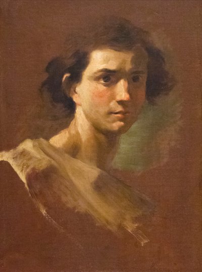 Genç bir adam olarak otoportre (tuval üzerine yağlı boya) by Gian Lorenzo Bernini