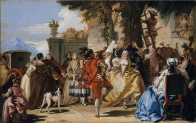 Ülkede Bir Dans, c.1755 by Giovanni Domenico Tiepolo