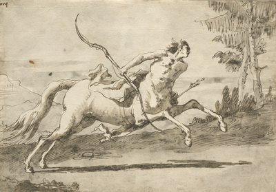 Dört nala koşan Centaur, c.1755-65 by Giovanni Domenico Tiepolo