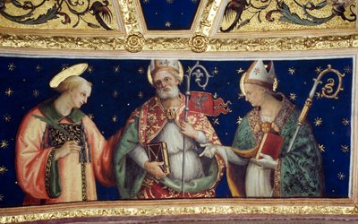 Saint James Minor, Saint Philip ve Saint Thomas, detay by Giannicola di Paolo